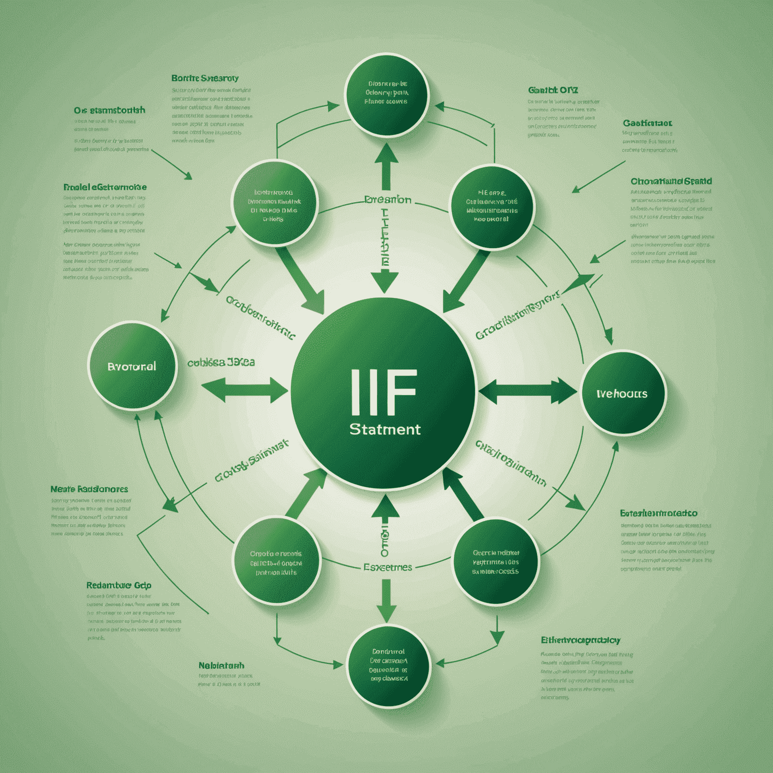 Diagrama que muestra el flujo de una declaración if y un bucle for, utilizando flechas y bloques de código en colores suaves de verde